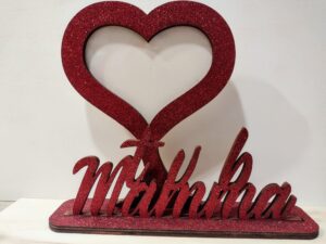 PORTA FOTO CUORE T.V.B. MAMMA.