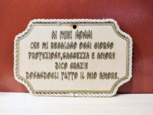 TARGHETTA NONNI