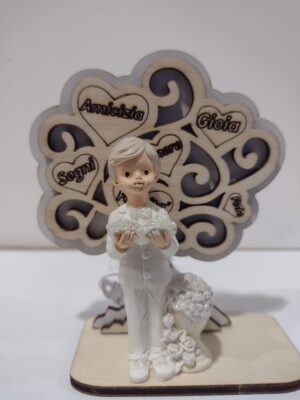 ALBERO DELLA VITA CON BIMBO/A COMUNIONE O CRESIMA