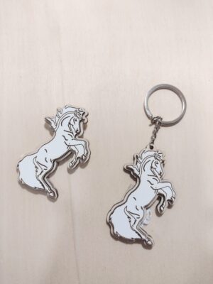 BOMBONIERE CAVALLO BIANCO IN LEGNO