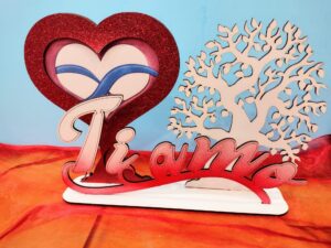 PORTA FOTO SAN VALENTINO CON ALBERO DELLA VITA.