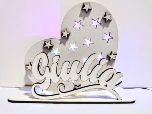LAMPADA CUORE CON NOME