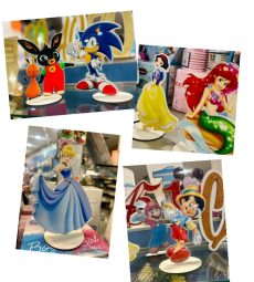 cake topper  personaggio 13 cm.