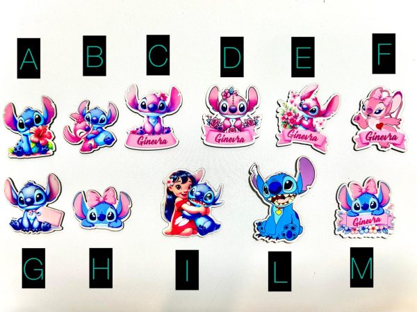 Stitch calamita in legno stampa 2D - immagine 2